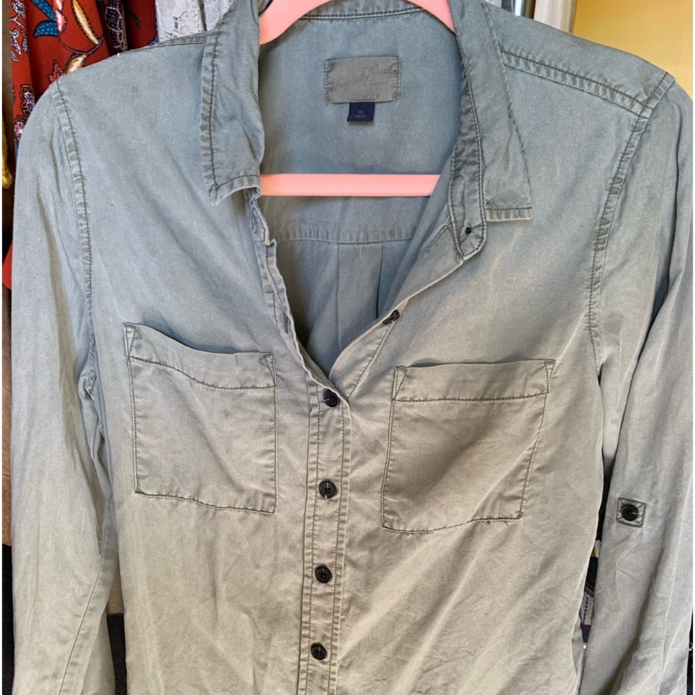 Olive green shirt